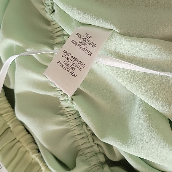 Lulus Women's Lime Green Plisse Sleeveless Wide-Leg Jumpsuit Size L - Picture 14 of 16